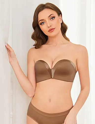 Women's Wireless Deep V Bra Large Size Brassiere Sexy Push Up Wirefree Underwear Adjustable Straples Ladies Bralette Comfort Bra