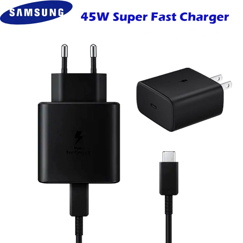 Samsung Original Super Fast Charger Type C 45w Samsung S23 Ultra Usb