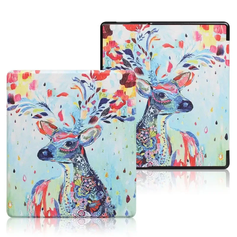 Premium PU Leather Auto Wake/Sleep Cover for Kindle Oasis (7-inch)