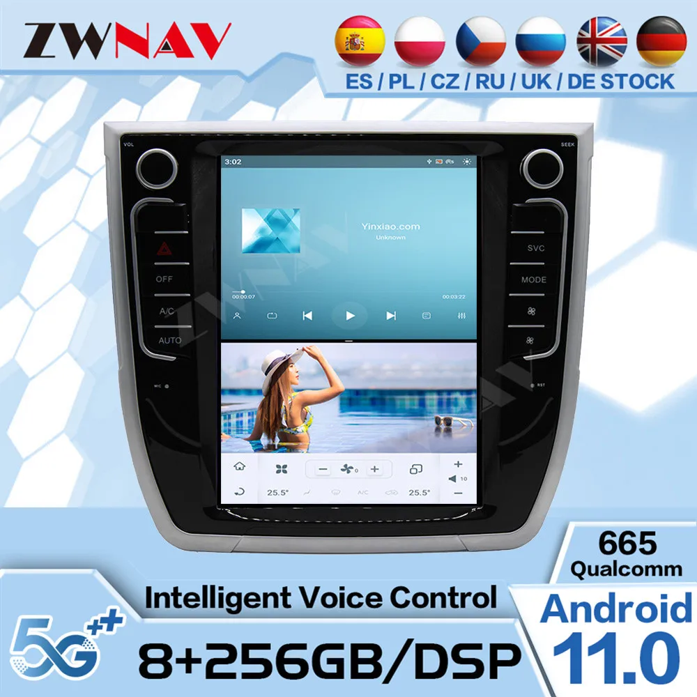 Qualcomm Schermo Tesla Android 11 Multimedia Per Great Wall Hava H6 2013 2014-2018 Gps Navi Radio Ricevitore Audio Stereo Head Unit