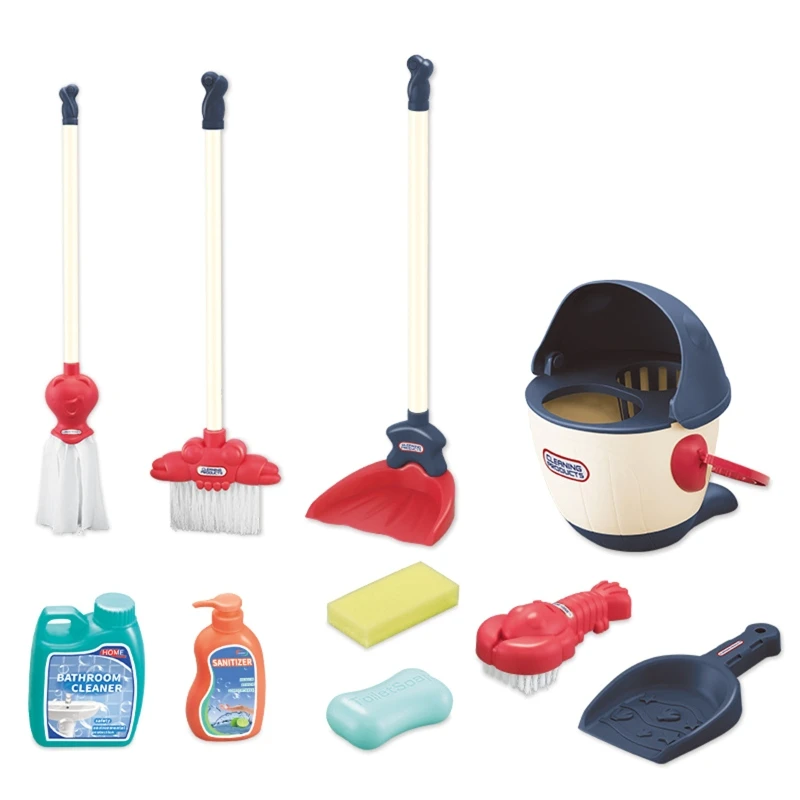Kids Cleaning Set for Toddlers Kids for Play Broom Mop & Cleaning Set 9/10 2