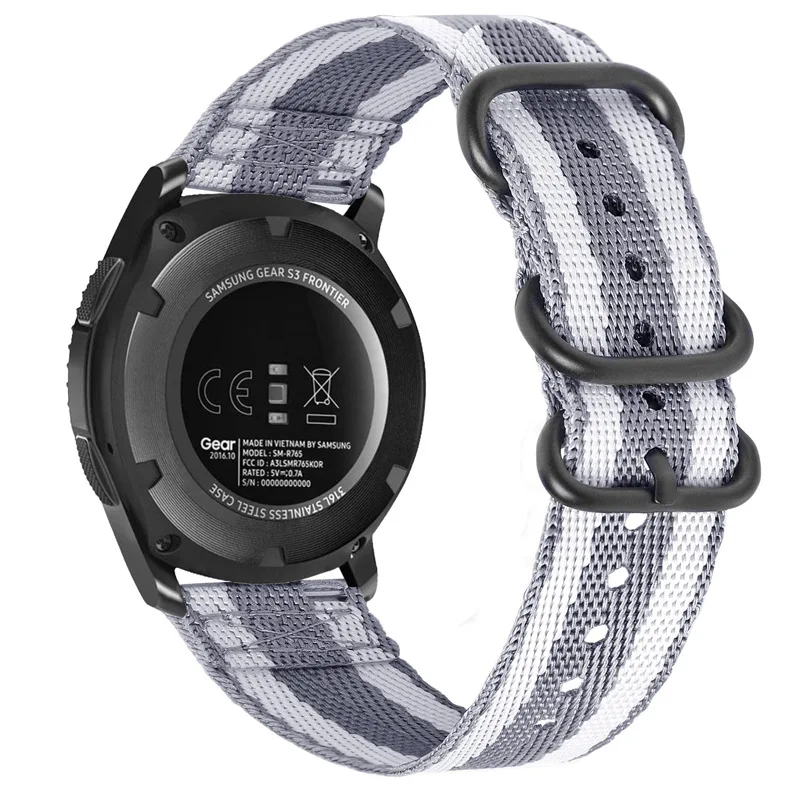Versatile 22mm Nylon Watch Strap – Premium Bracelet