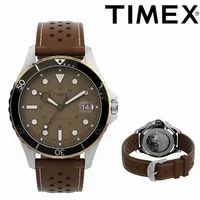 Montre mécanique automatique TIMEX pour homme, acier inoxydable américain, anti-rayures, étanche, montre de plongée, montre de loisirs et d'affaires 1