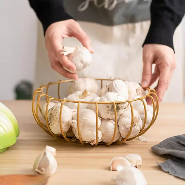 Lelktori Hagyma Alakú Fokhagymás Kosár Újrafelhasználható Nagy Kapacitású Tyúk Kacsa Tojás Konyhai Kellékek - Image 4