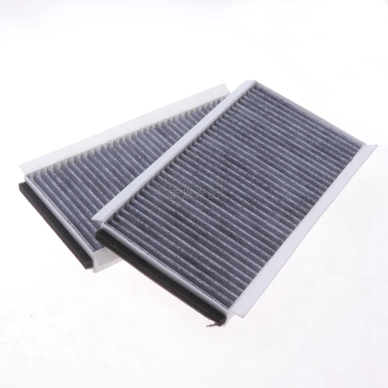 1Pair Cabin Air Filter For BMW 5 6 E60 E61 E63 E64 520d 523i 525i 530d 535d 545i 550i 630i 635d 650i 64319171858 64316935823