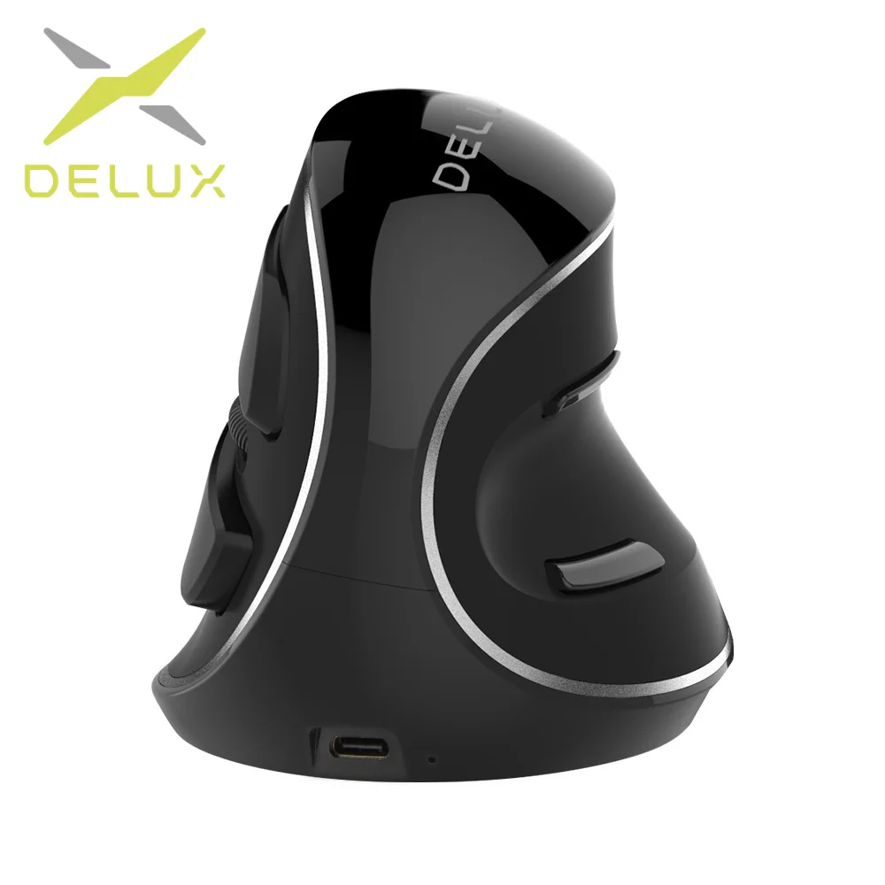Wireless+ BT Ergonomic Vertical Rechargeable Mouse 4000DPI 6 Buttons Removable Palm Rest For PC Computer Laptop wireless mouse ergonomic mouse