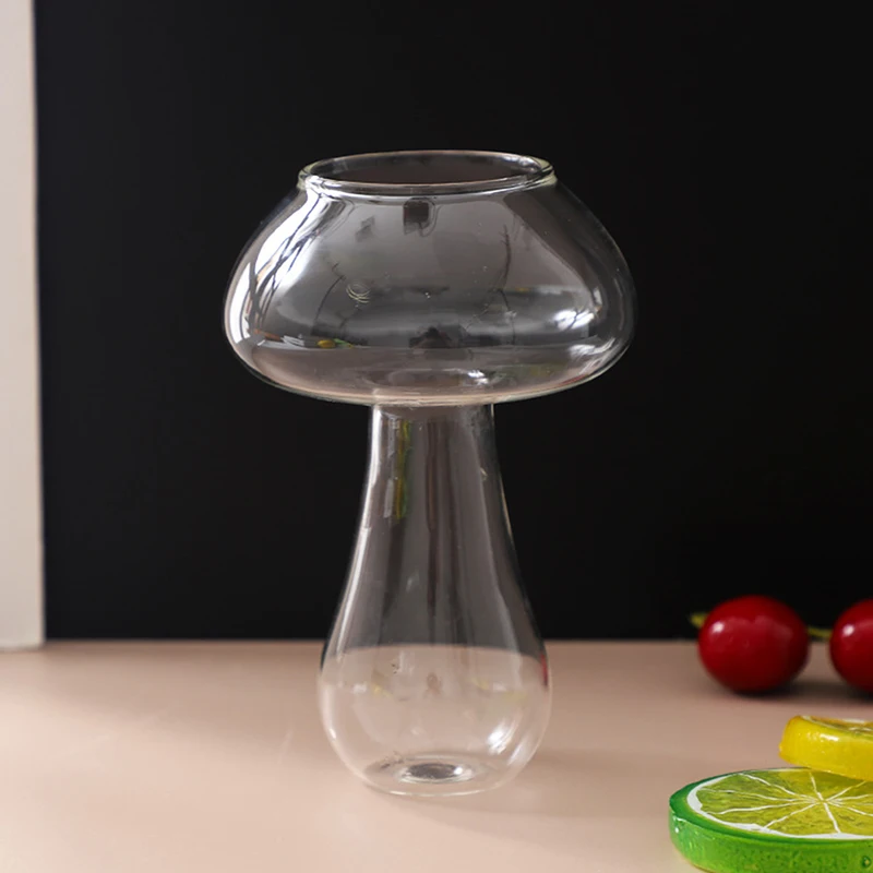 Description Picture 5 of itemCute Mushroom Cocktail Glass 260ml Cup For Drinks Beer Creative Clear Wine Glasses Coffee Cups Drinkware Bar Shot Glasses
