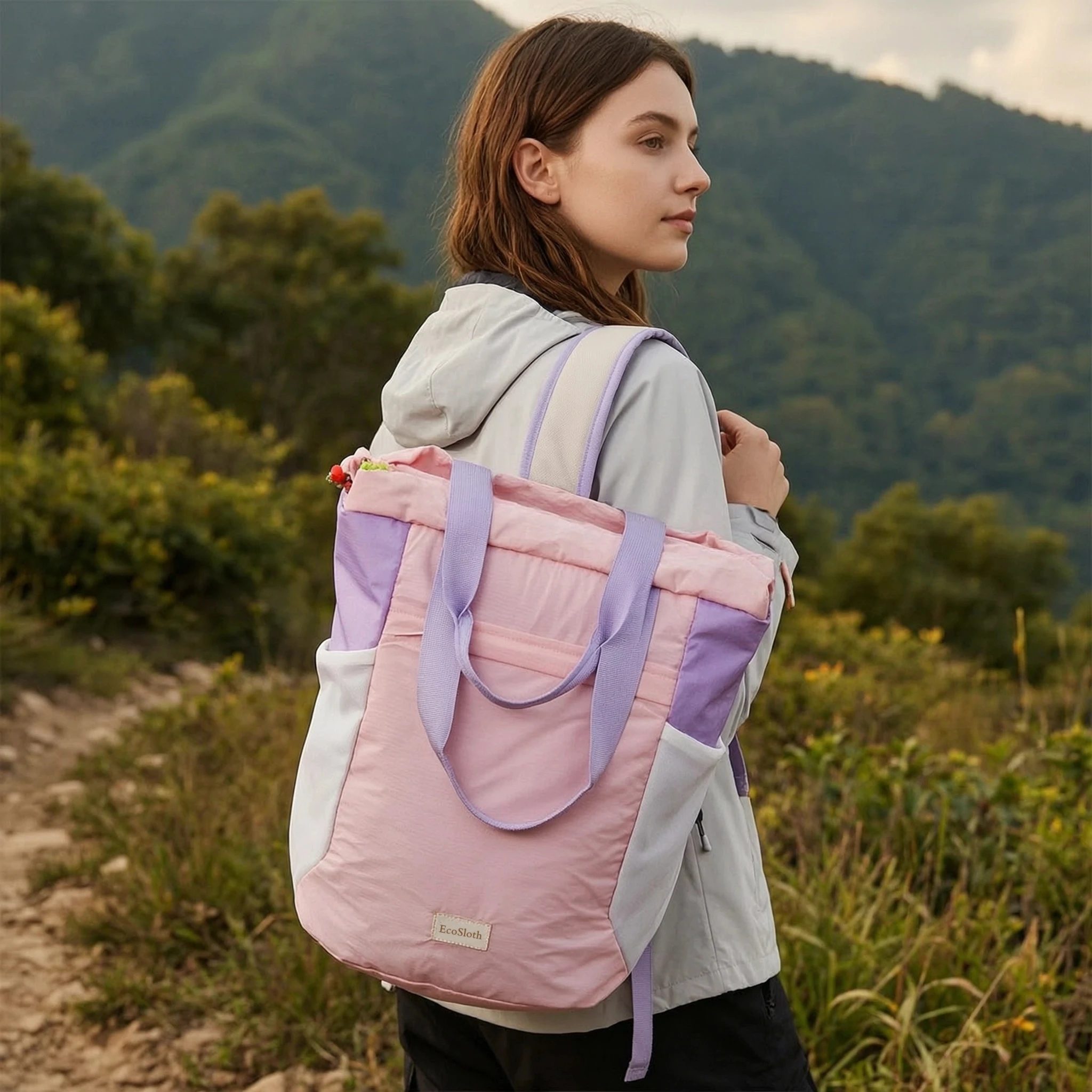 ES Outdoor Travel Backpack for Unisex, Large Capacity Leisure Backpacks For Hiking & Mountaineering, Trendy Foldable Sports Bag 3