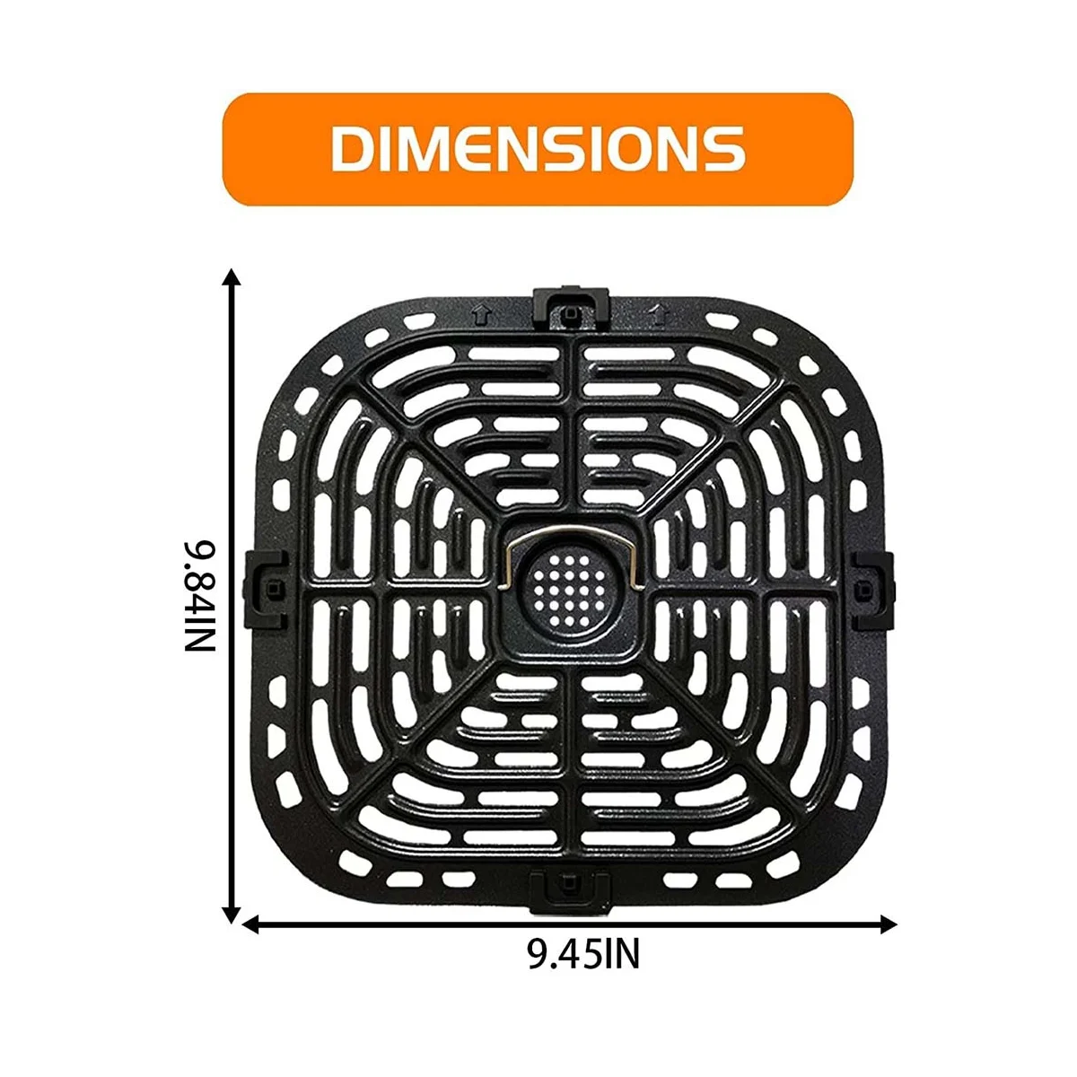 Chengziyue 8QT Airfryer Tray voor PowerXL Vortex Pro Airfryer Plus