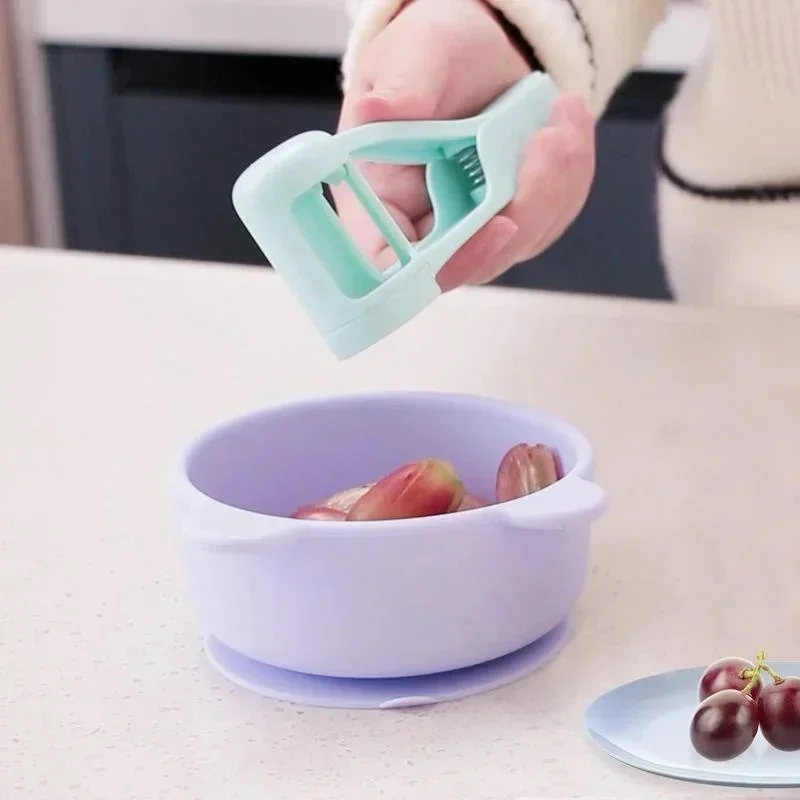 1pc Tomato Slicer Cutter Grape Tools Cherry Fruit Salad Splitter Artifact For Toddlers Kitchen Accessories Cut Gadget For Baby