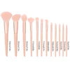 12Pcs Pink Makeup Brush Set Make Up Concealer Blush Powder Brushes Eye Shadow Highlighter Foundation Brush Cosmetic Beauty Tools 6