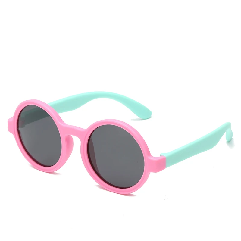 Children's Sunglasses Round Frame UV Resistant Safe Soft Trend Eyewear for Boys and Girls kids sunglasses,children sunglasses