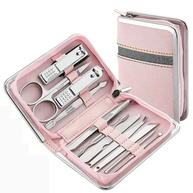Nail Tools Set Manicure Set Ear Spoon Scissors Eyebrow Clip Tweezers For Daily Life