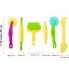 Children DIY Play Dough Tools Set Creative Plastic Cutters Rollers Molds Playdough Decorative Accessories Toddler Kids Toys Gift 5
