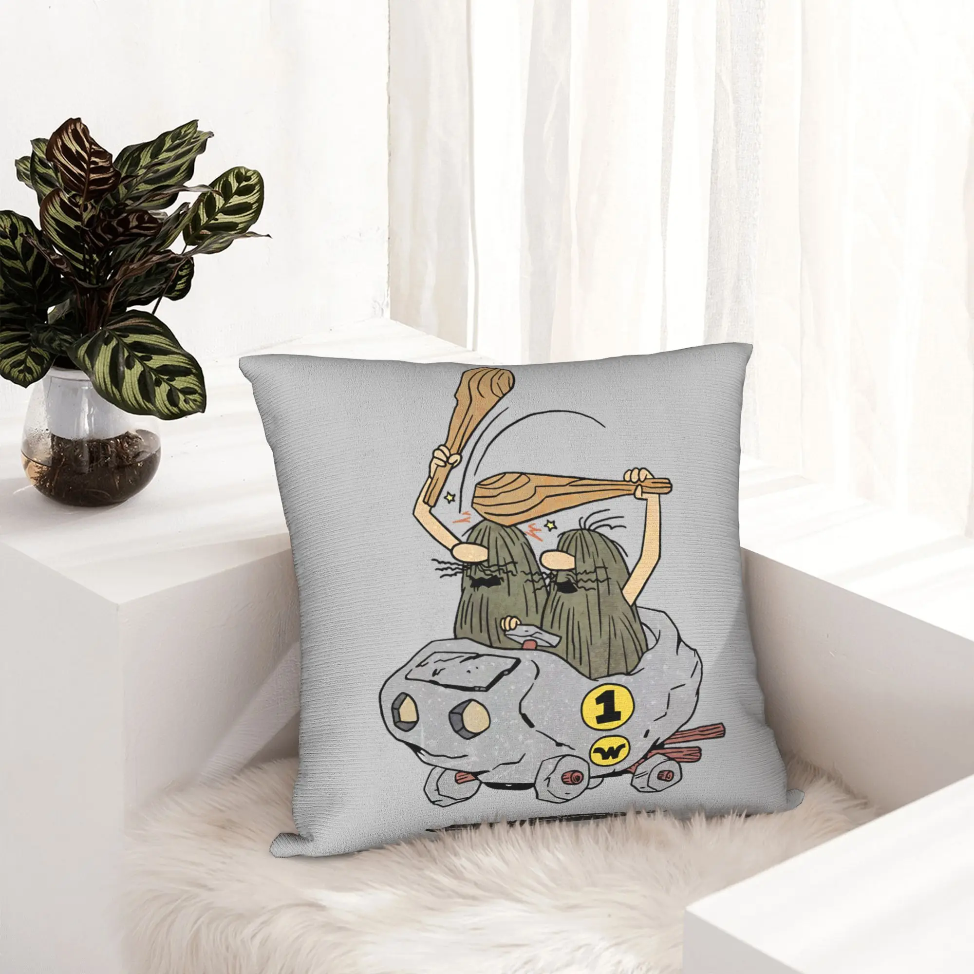 Wacky Races Boulder Mobile Glen Evans funda de almohada con estampado ...