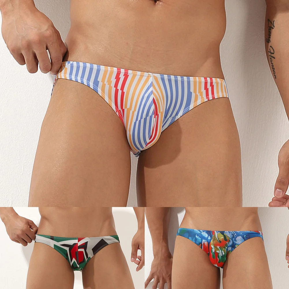 

New Mens Slip Hombre Sexy Swimsuit Briefs Underwear Cool Pouch Bikini Comfort All Seasons Underpants Мужские Трусы