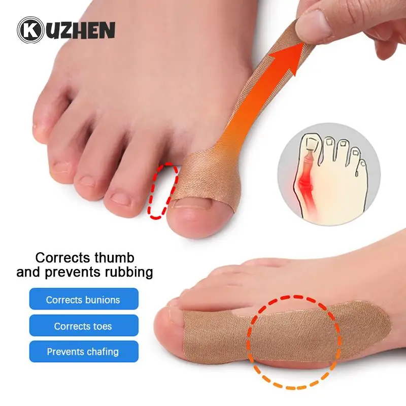 1/5/10 Sheets Toe Corrector Orthotics Thumb Correction Patch Bone Thumb Adjuster Hammer Protector Bunion Straightener Foot Care