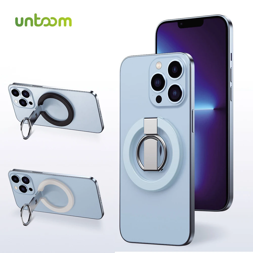 

Магнитное кольцо-держатель Untoom для сотового телефона iPhone серии 12, 13, 14, 15, магнитный держатель-кольцо на палец для аксессуаров MagSafe