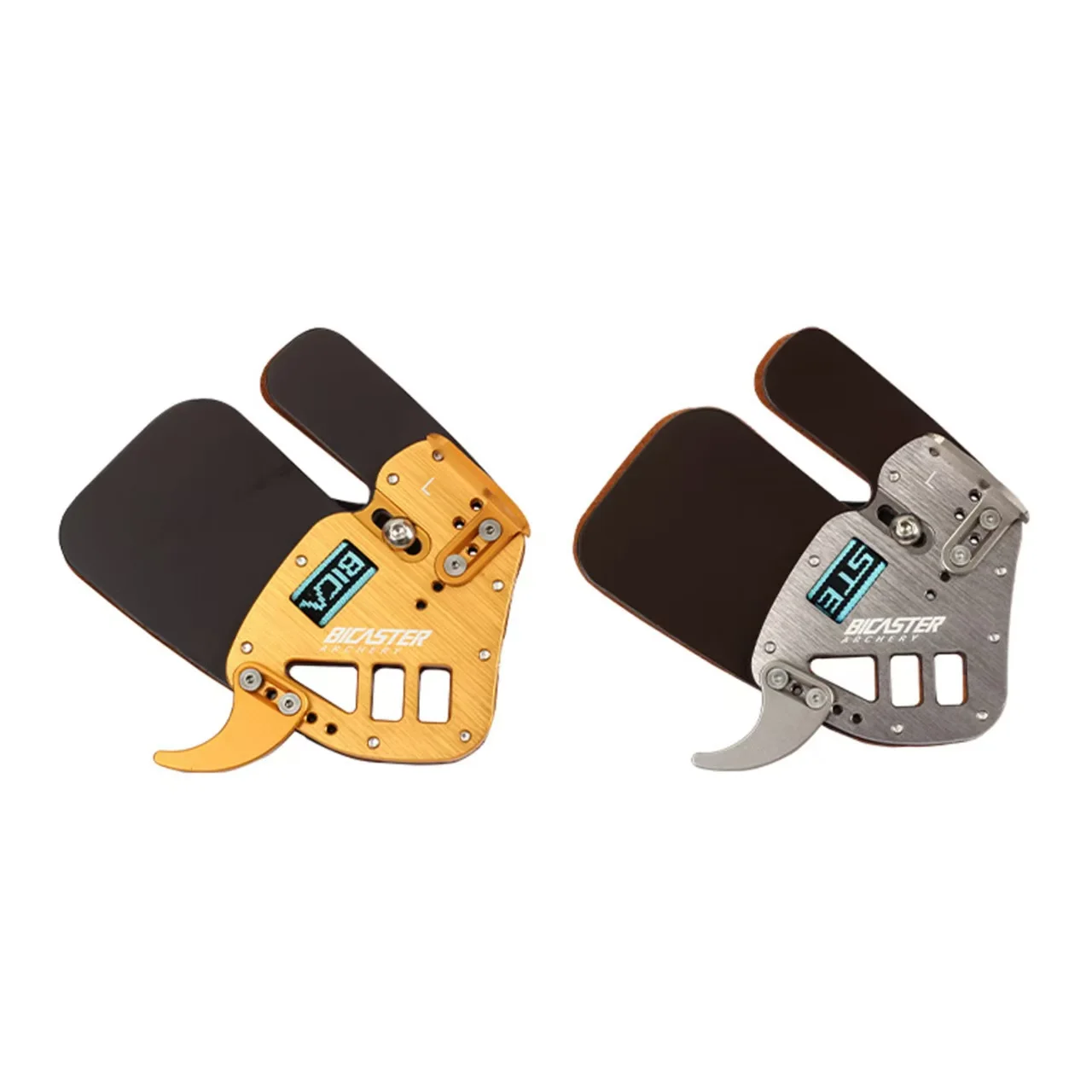Bicaster ASA-PRO Archery Finger Tab Guard Protection High-quality Cordovan Leather +6061 Aluminum Alloy S/M/L Shooting Accessory