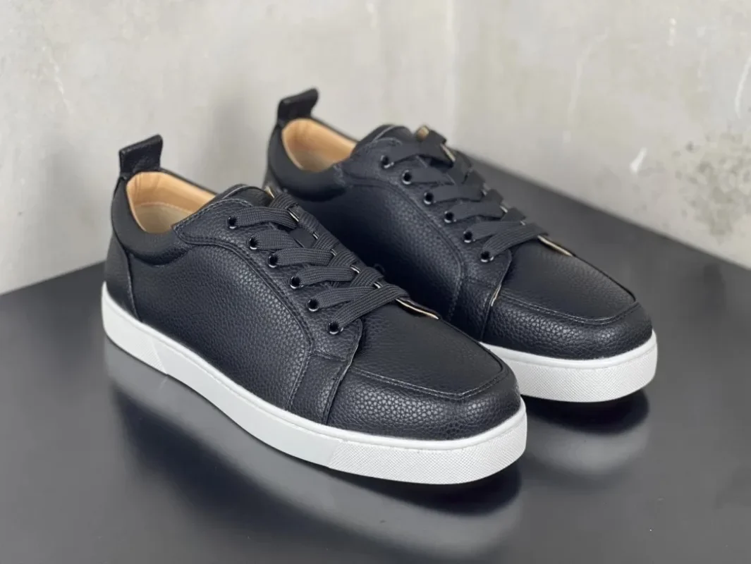 

Genuine Cowhide Leather Sneakers Fashion England White Casual Shoes Spring Autumn Women Men Couples Lace Up Flat Shoes