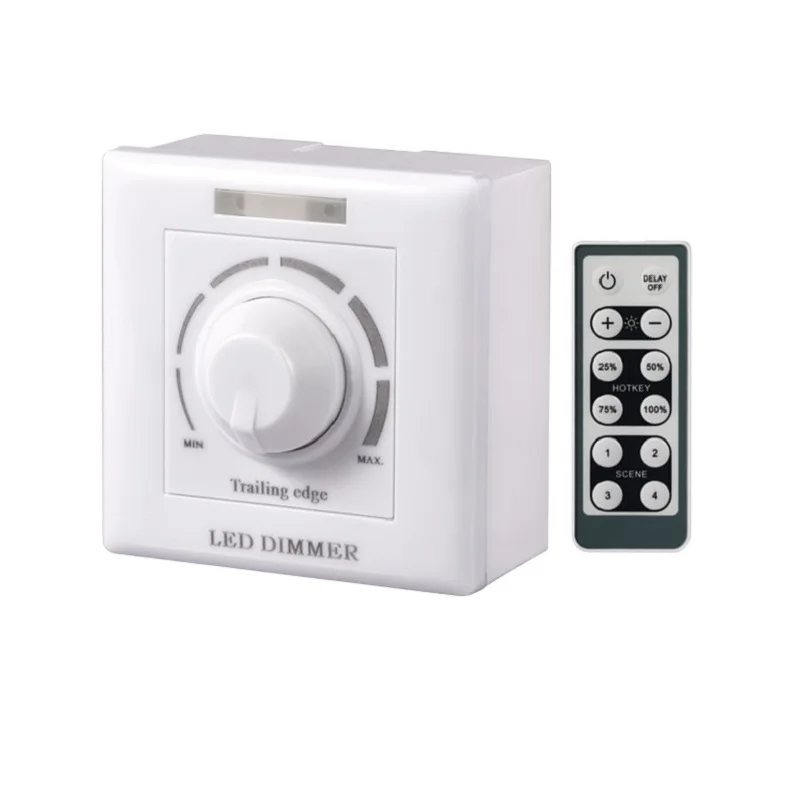 censuur Legende Beschrijven Led Light Dimmer Switch 200w 220v-240v Dimmer With Remote Controller -  Dimmers - AliExpress