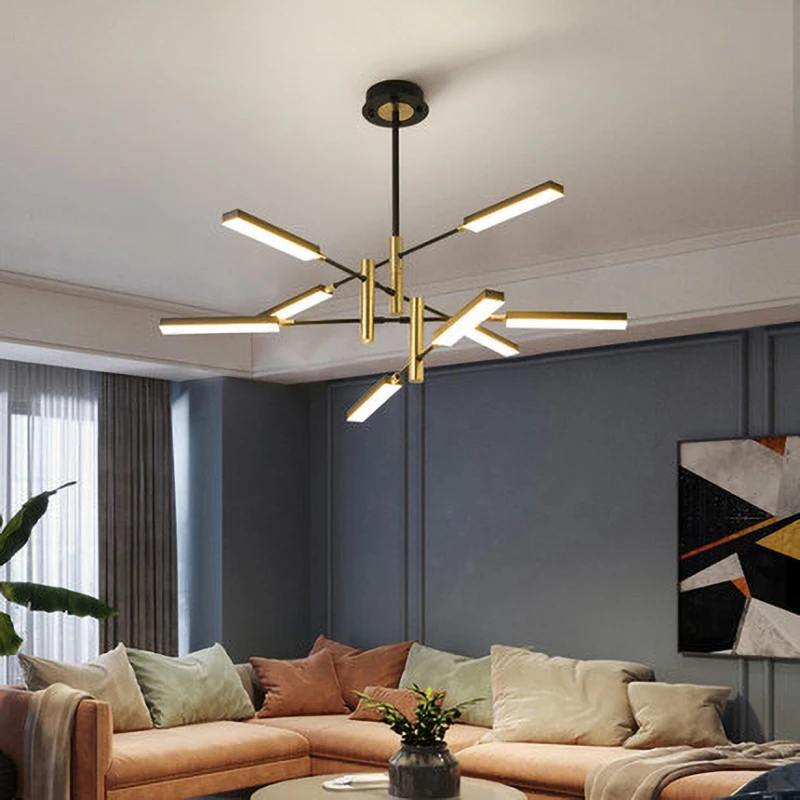 

Modern Chandelier Living Room Lustre Style Atmosphere Luxury Ceiling Light Home Creative Personality Bedroom Led Pendant Lamp