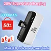 PD20W 5000mAh Capacity 20W Mini Power Bank Fast Charging LED Indicator Power Bank Pocket Power Bank for IPhone Samsung Xiaomi 1