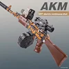 AK47 Rifle Toy Gun Water Gel Ball Paintball Hydro Gun Electric Manual 2 Modes Down Feed Big Model Adult Boys Kid for CS Fighting 2