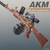 AK47 Rifle Toy Gun Water Gel Ball Paintball Hydro Gun Electric Manual 2 Modes Down Feed Big Model Adult Boys Kid for CS Fighting 2