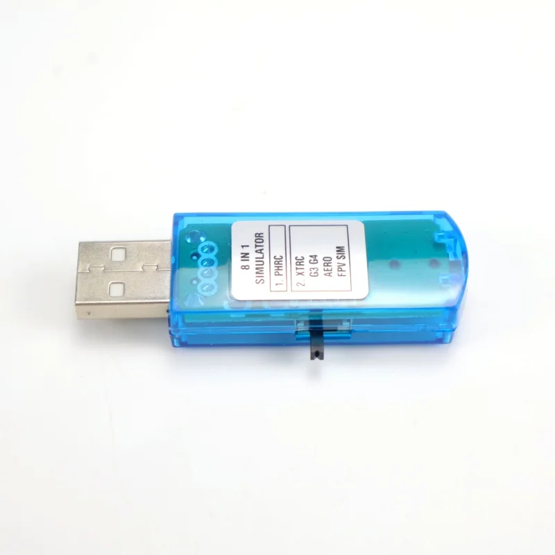 Simulateur de Vol USB 8-en-1 avec Câble Adaptateur pour RC