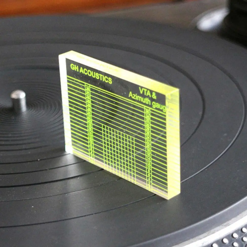 Precision Adjustment Ruler for Vinyl Record Tonearms and Cartridges