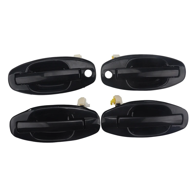 

4PCS Black Exterior Outside Door Handle For Hyundai Santa Fe 2001-2006 82656026000 8266026000