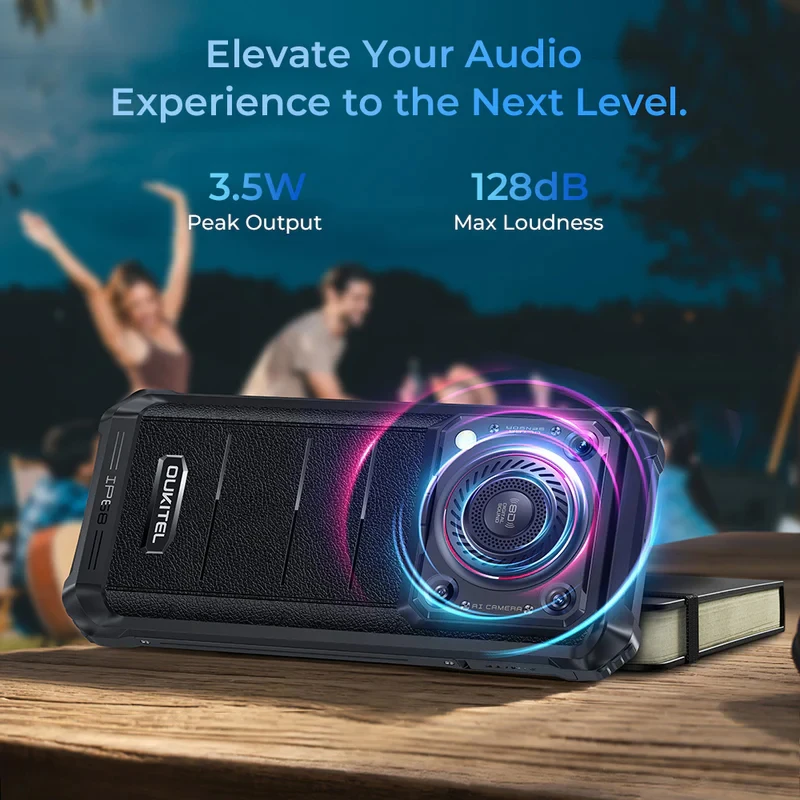 Oukitel WP36 Pro Rugged Phone 6GB+256GB 10600mAh 6.52'' FHD+ Display MTK MT8788 Octa Core 13MP Camera  NFC OTG 4G Smartphone