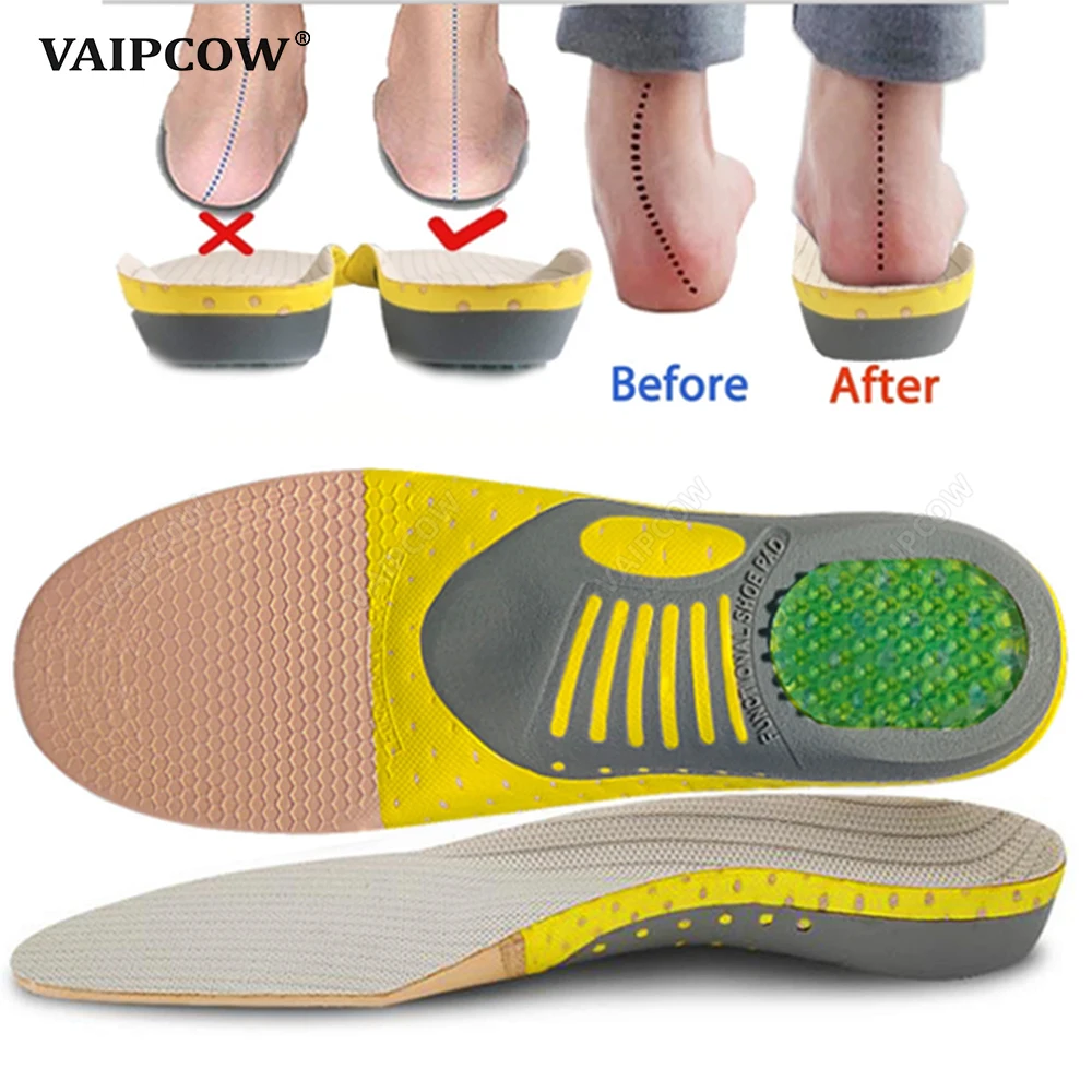 Orthopedic Insoles Flat Foot Arch Support Shoe Orthotic Gel Insoles Orthopedic Aliexpress