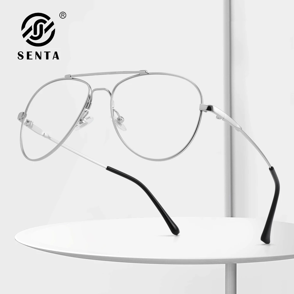 TitaniumGlassesFrameMenWomenOpticalEyewearPilotBendable