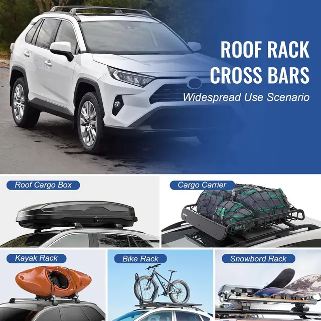 Rhino Rack Cross Bars Toyota Rav4 Roof Cargo Box Roof Cargo Box