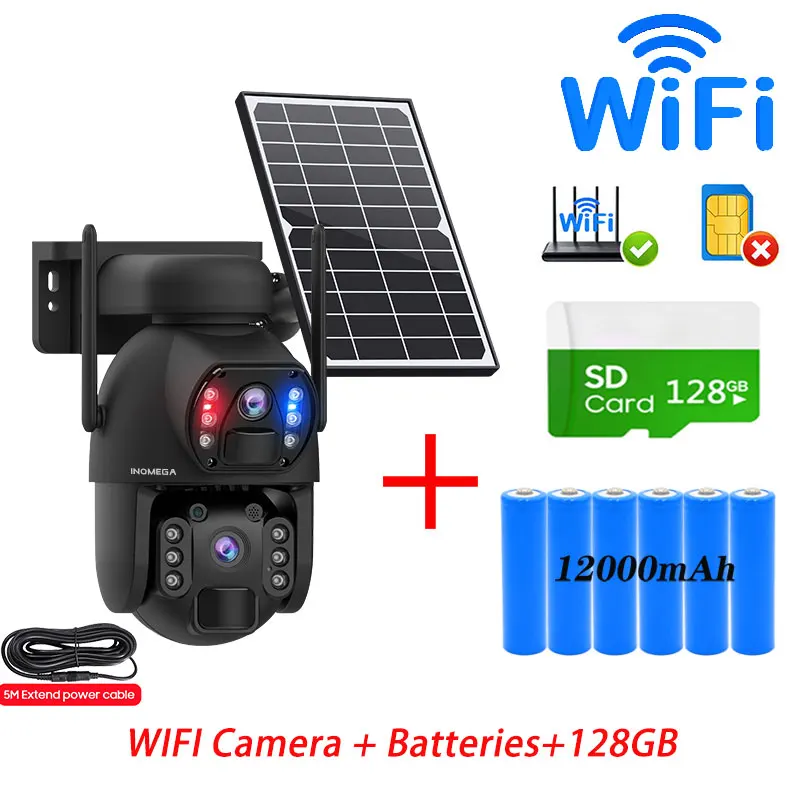 كاميرا أمان لاسلكية خارجية مقاومة للماء INQMEGA ،...