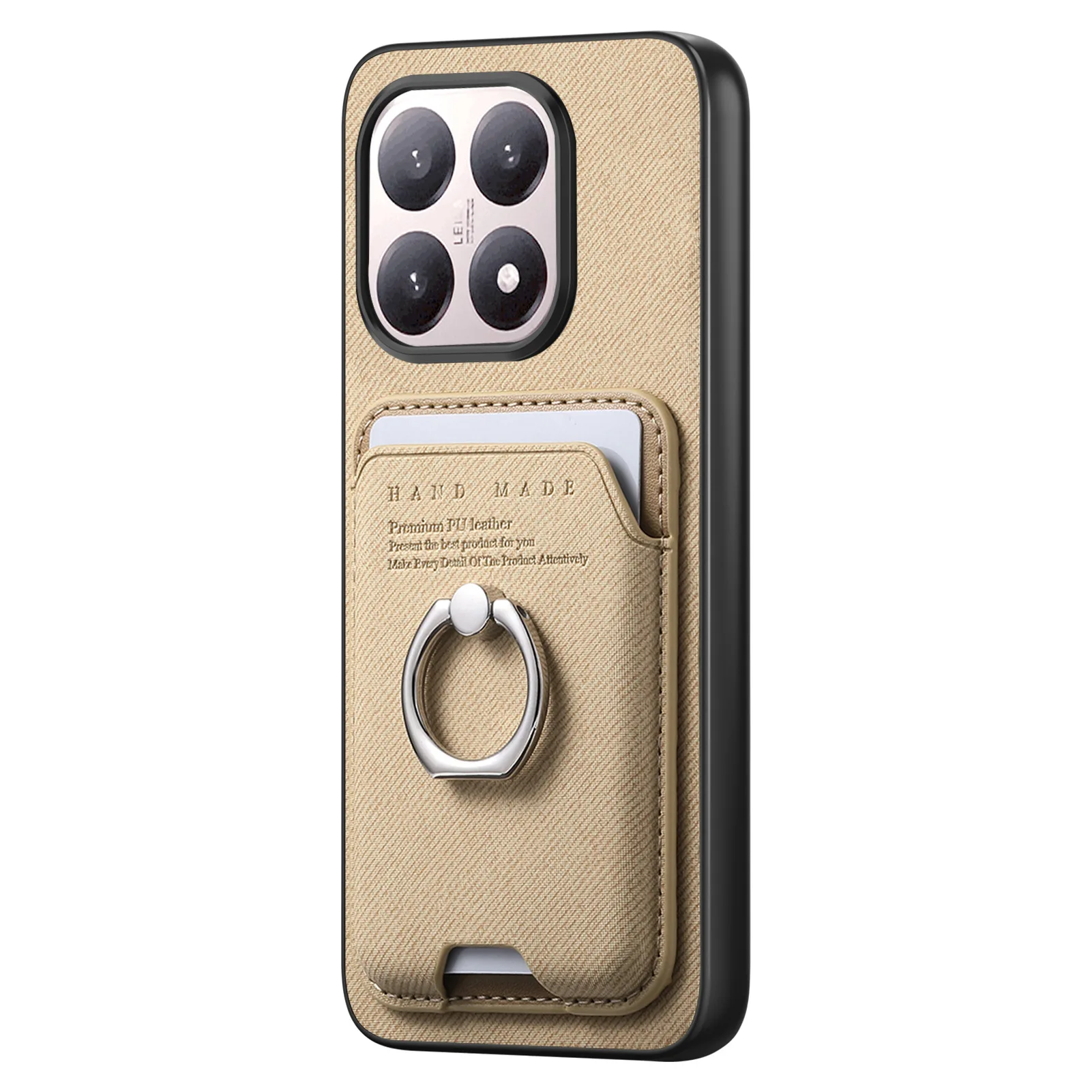 Premium 2-in-1 Detachable Leather Wallet Phone Case with Card Holder