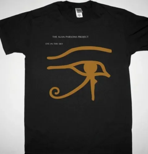 The Alan Parsons Project Eye In Sky 1982 T Shirt Nera A Maniche Lunghe O Corte