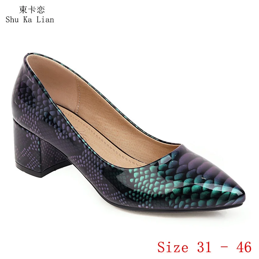 

Med High Heels 5 CM Women Pumps Stiletto Med High Heel Shoes Woman Party Shoes Kitten Heels Small Plus Size 31 - 46