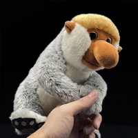 Proboscis Monkey High Fidelity Anime Cute Plushie Nose Ape Plush Toys Lifelike Animals Simulation Stuffed Doll Kawai Toy Gifts 1