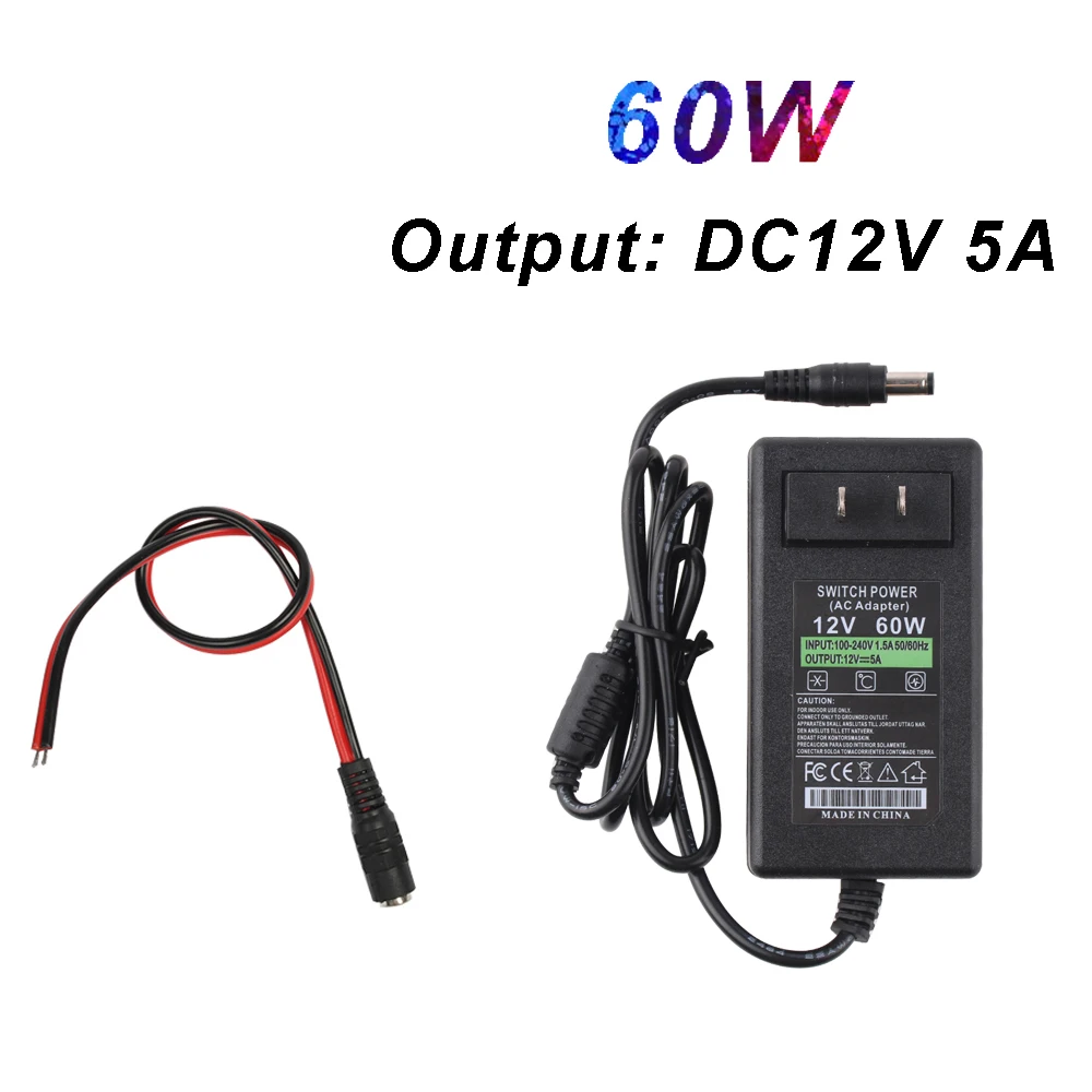 Dc12v 5 a 5 amp 60 w