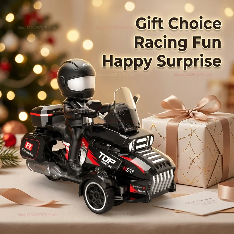 2026 새로운 KF35 미니 3 륜 드리프트 RC 자동차 2.4Ghz 전기 고속 모토 어린이를위한 LED 조명 생일 선물 장난감 자동차