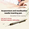 Acupuncture and Moxibustion and moxibustion fast needle Introducer Needle pushing tool locator Magnetic suction hand needle push 3
