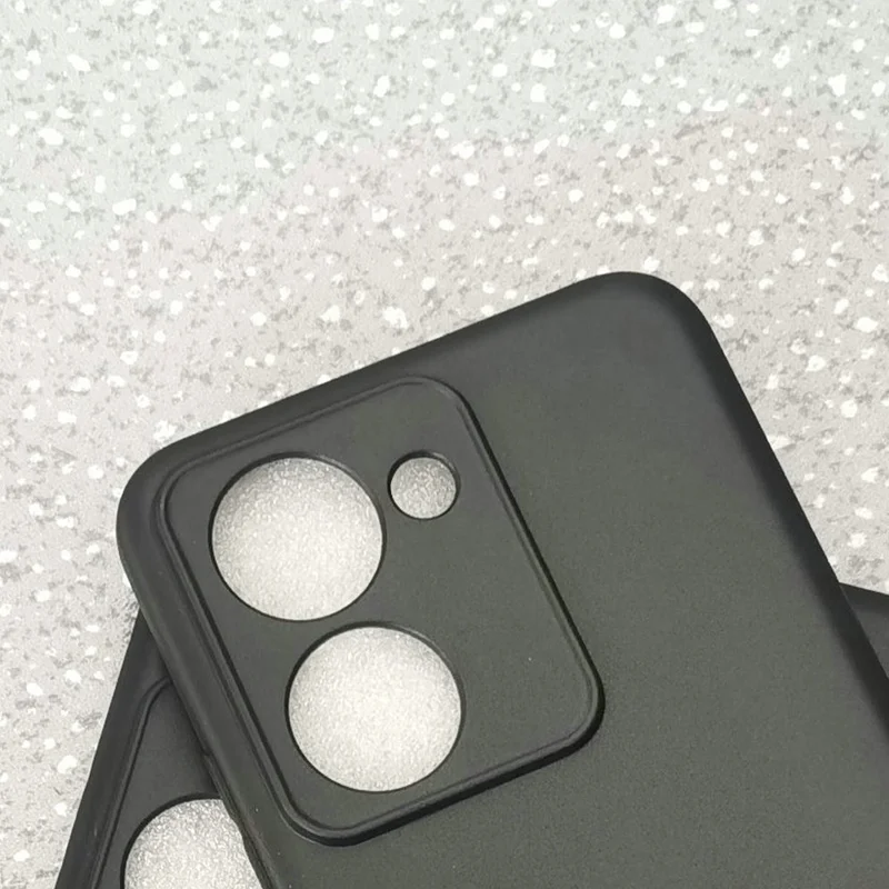 Matte Black Slim TPU Soft Silicone Case