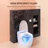 Smart Toilet with Built-in Heated Seat, Auto Flushing, Adjustable Seat Temp, Flush Remote Control, Elongated, Tankless Toilet 2