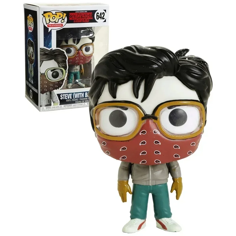 thumbnail image 1 of Figuras de vinilo Funko Pop Stranger Toys 675 Steve Robin 674# 922# Dustin 1240# EDDIE 1250# SOLO EN Colección Figuras de vinilo Regalos Juguete, 1 of 5
