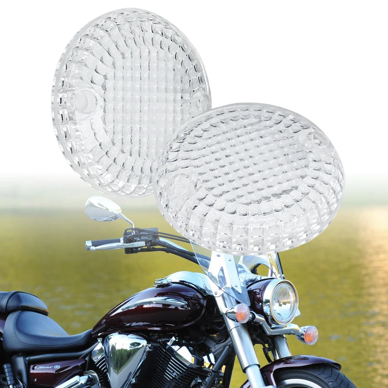 Световой индикатор поворота мотоцикла крышка объектива Чистая для Yamaha Bolt XVS950 XV950 R-Spec 2013-up