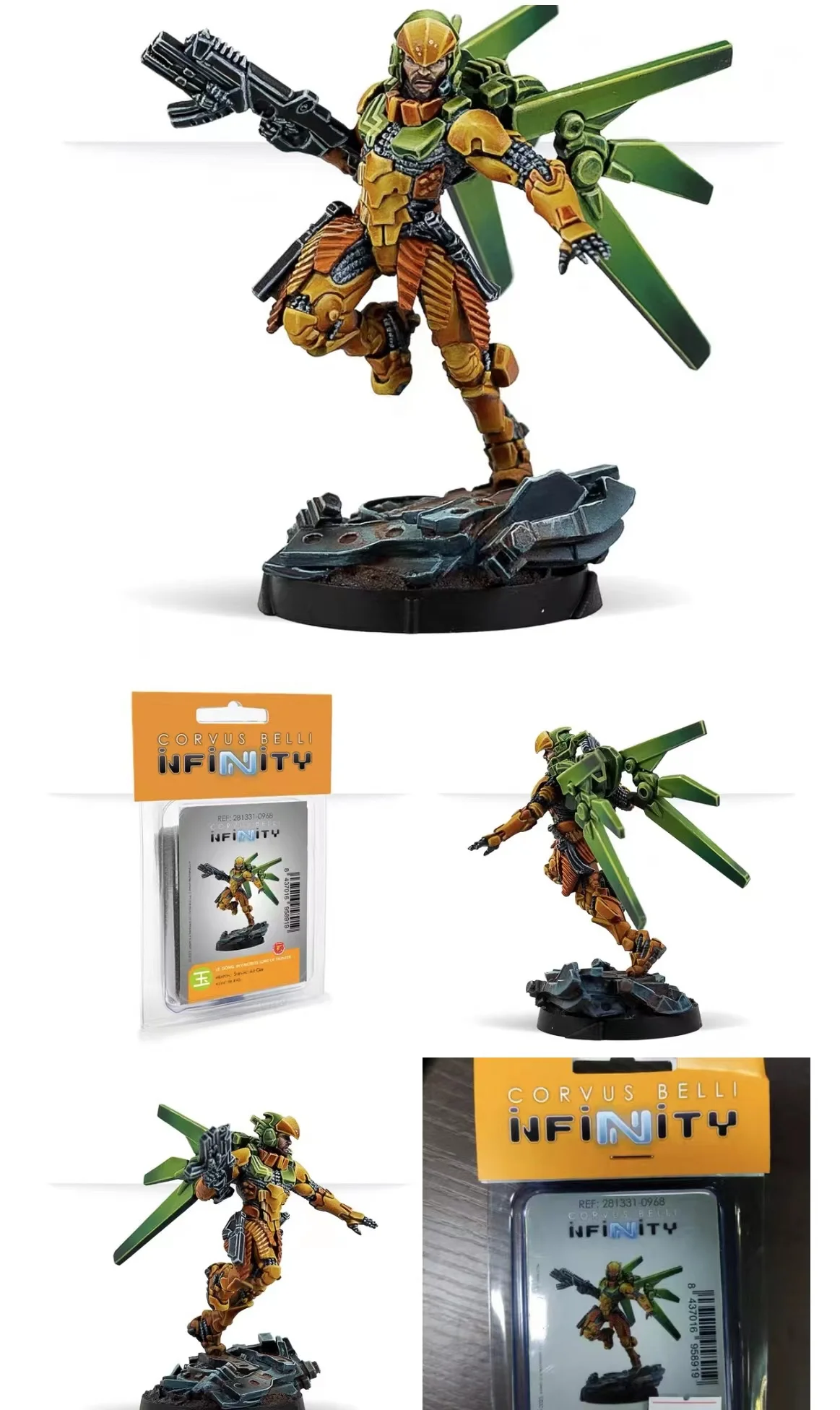 thumbnail image 1 of Original Corvus Belli Infinity The Game Marut Corvu Belli Miniaturas sin pintar Compatible Animatronic Tabletop RPG TTRPG Juguete MCM, 1 of 5