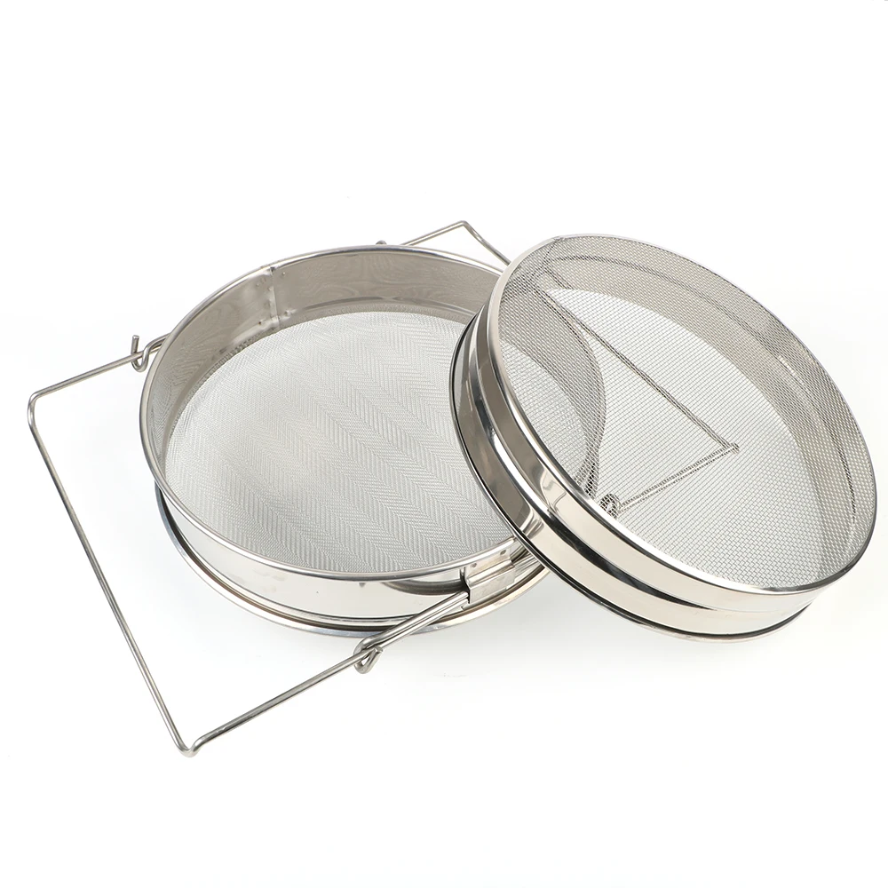 Double sieve strainer Net Impurity Filter For Beekeeping Special Tools Garden Supplies Honey filter Bee Tools Beekeeping